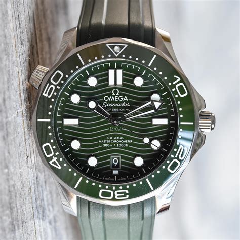 green omega seamaster 300m|omega seamaster green price.